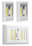 Multi-Purpose COB LED Light-Switch - 3 Pack